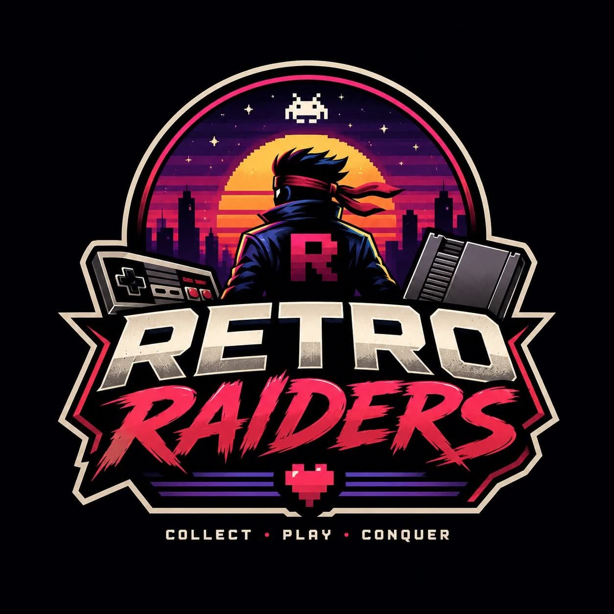 Illustration Retro Raiders