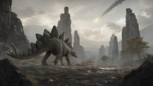 Illustration éditoriale de Thy Creature arrive sur Steam : soulslike dinosaure et parade de météore