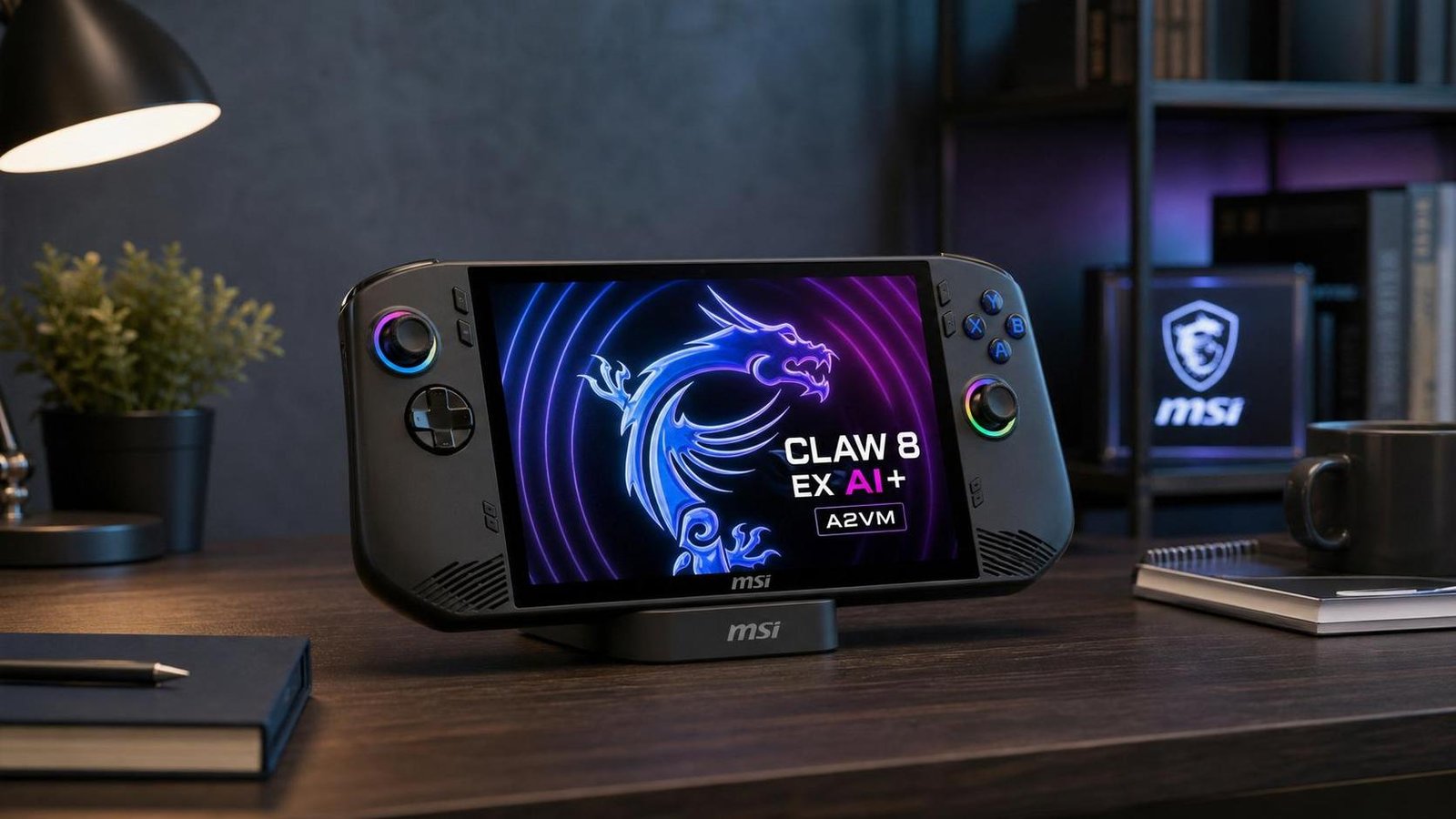 Illustration éditoriale de MSI Claw 8 EX AI+ CG3EM : meilleur PC portable, prix problématique