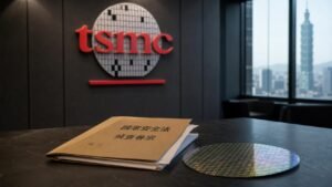Illustration éditoriale de Ex-TSMC manager: première mise en examen sous loi sécurité nationale