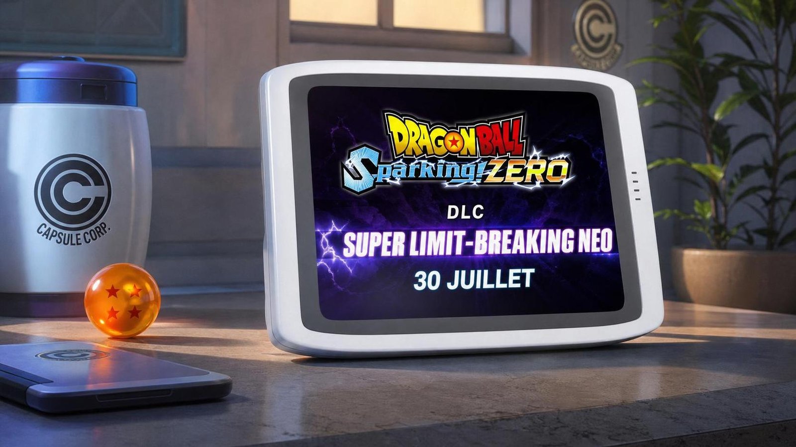 Illustration éditoriale de Dragon Ball: Sparking Zero – DLC Super Limit-Breaking Neo le 30 juillet