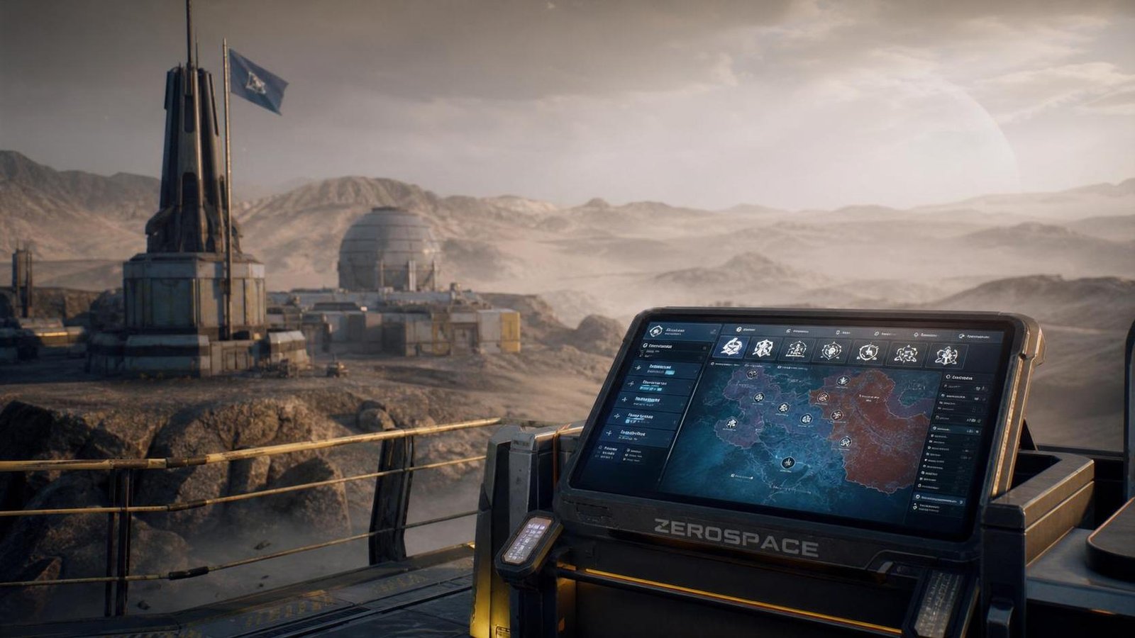 Illustration éditoriale de ZeroSpace mêle RTS-RPG et Guerre Galactique façon Helldivers 2, mais flatte les streamers