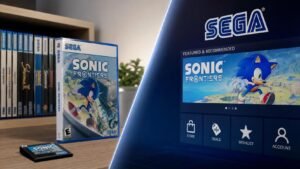 Illustration éditoriale de Sega Still Values Physical Media : Sega mise sur le numérique crucial