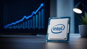 Illustration éditoriale de Is Intel back? Les derniers résultats du groupe rassurent