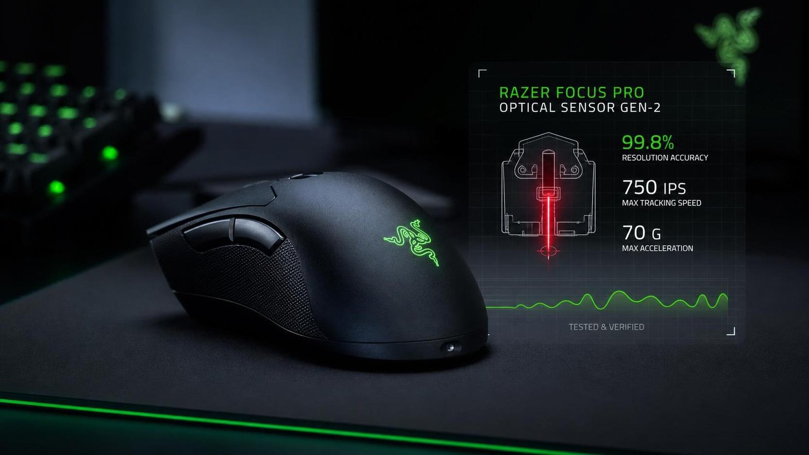 Illustration éditoriale de We now have independent testing confirme la techno capteur Razer