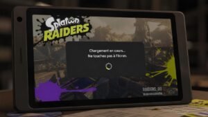 Illustration éditoriale de Splatoon Raiders : écran de chargement interactif peut faire planter le jeu