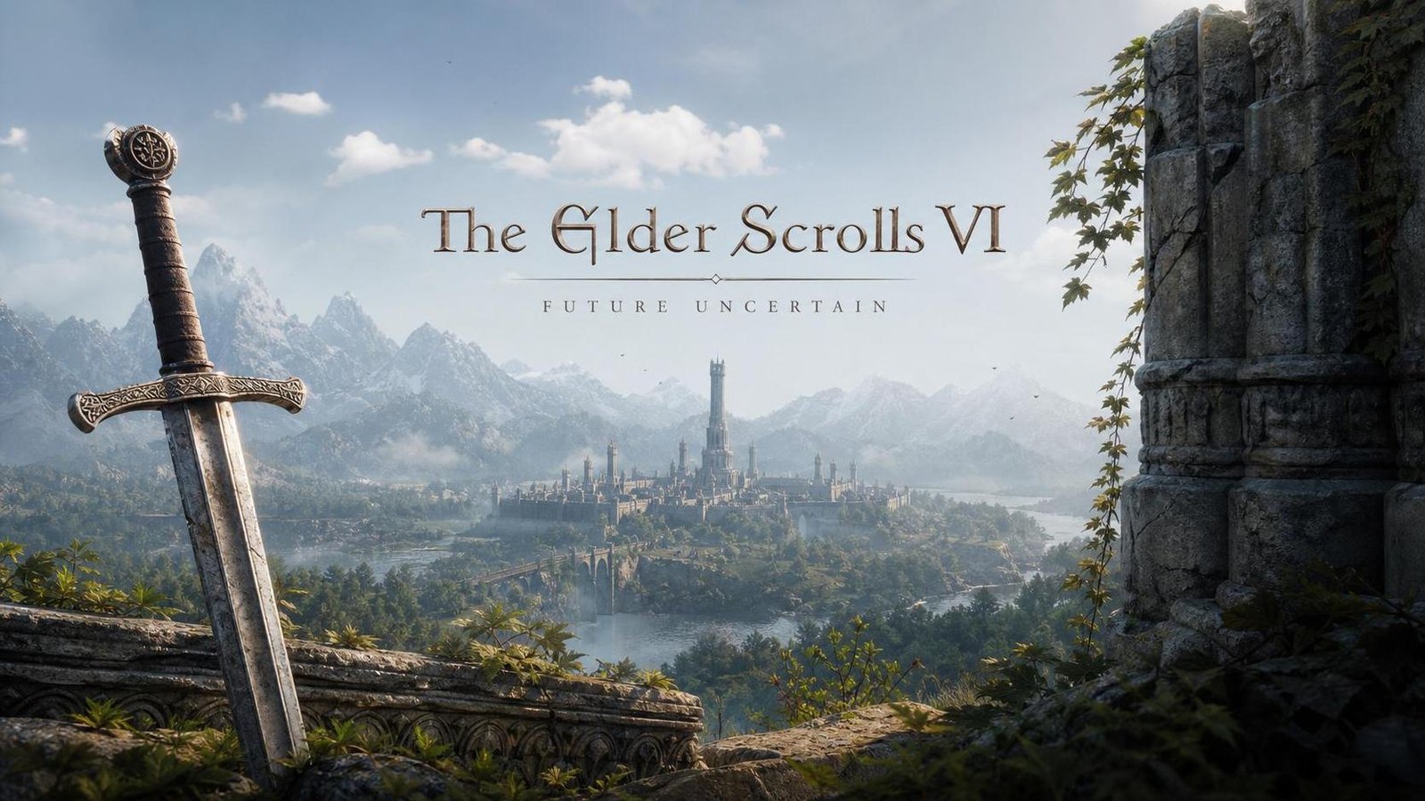 Illustration éditoriale de The Elder Scrolls 6: Bethesda rassure sur la feuille de route et Oblivion Remastered