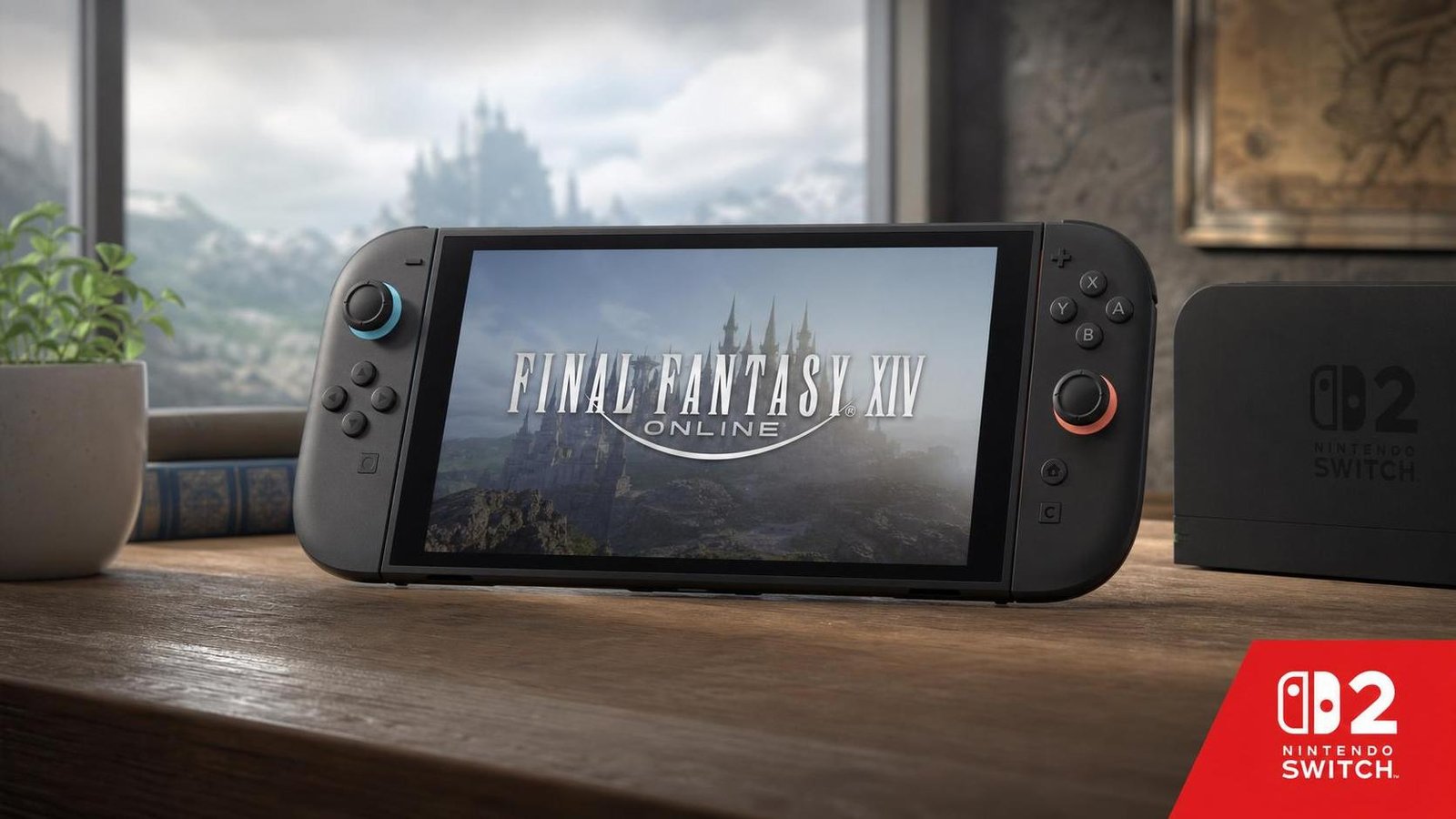 Illustration éditoriale de Final Fantasy XIV Online arrive sur Switch 2 le 4 août 2026