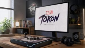 Illustration éditoriale de Marvel Tōkon séduit même les néophytes des jeux de combat