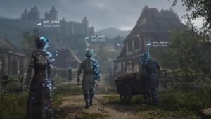 Illustration éditoriale de Seed MMO life sim : des avatars IA qui cassent l’immersion