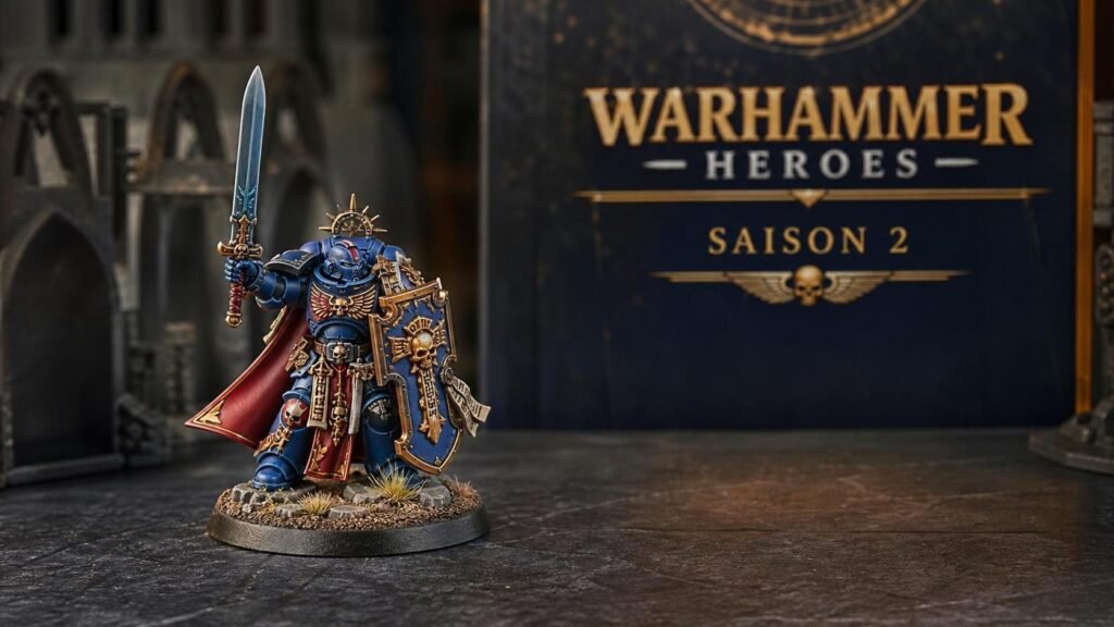 Illustration éditoriale de Warhammer Heroes dévoile sa nouvelle saison de figurines