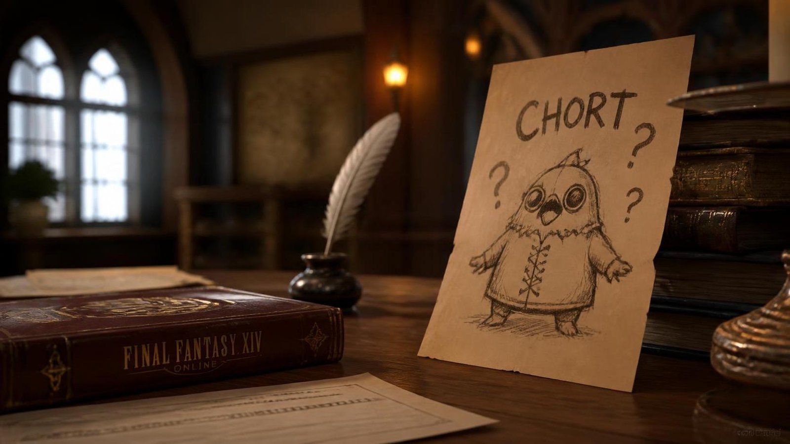 Illustration éditoriale de Final Fantasy 14 : Yoshi-P ne comprend pas le mème Chort