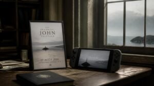 Illustration éditoriale de The Immortal John Triptych arrive le 27 août 2026 sur Switch 1 et 2