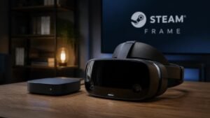 Illustration éditoriale de The Steam Frame : le subreddit en ébullition pour une date de sortie