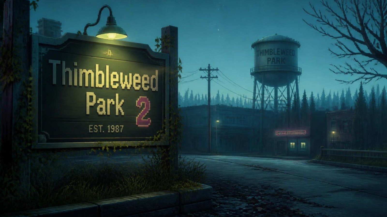Illustration éditoriale de Thimbleweed Park 2 annoncé, sortie prévue en 2028
