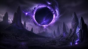 Illustration éditoriale de Final Fantasy XIV : nouvelle zone avec void terrifiant