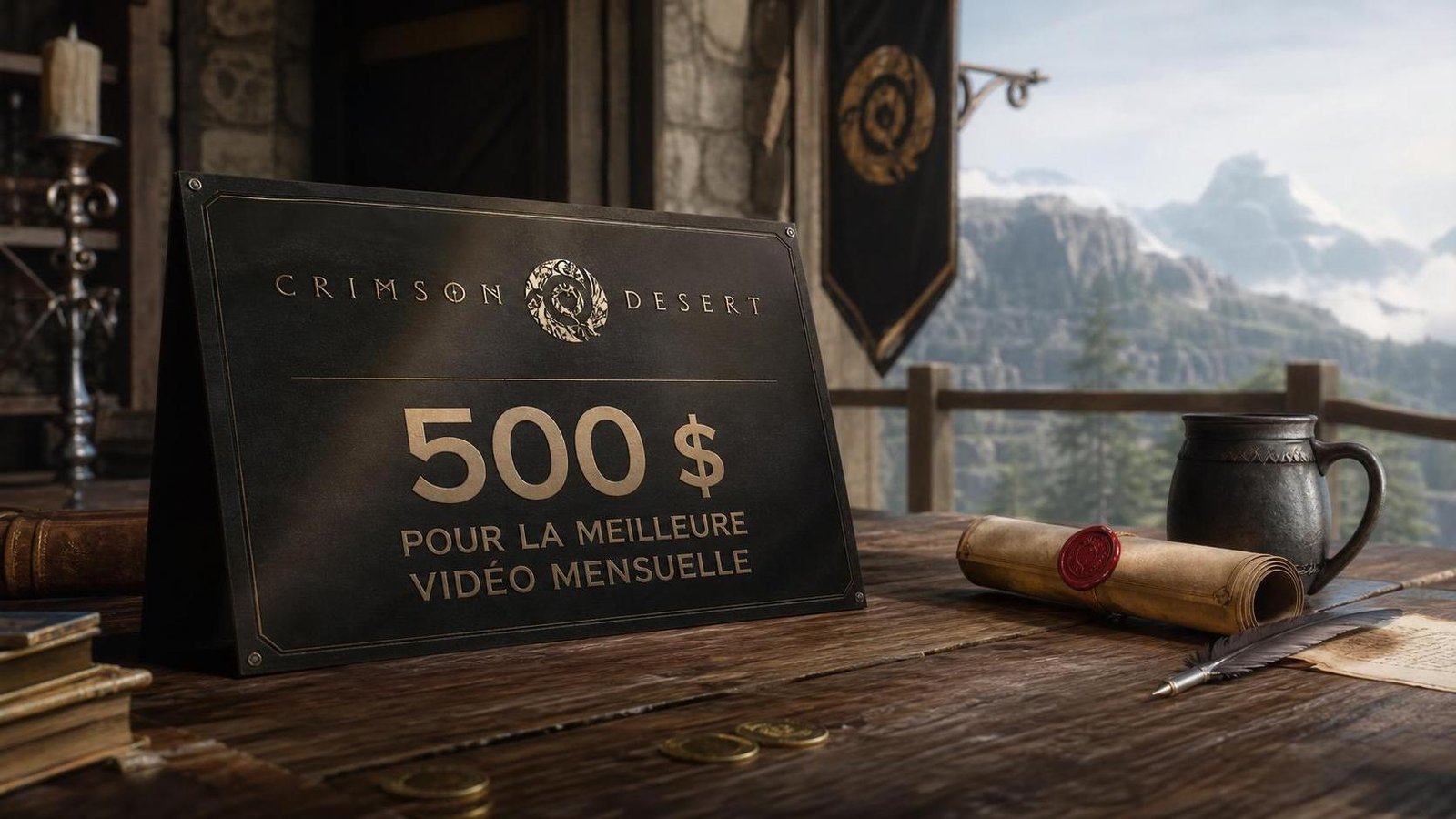 Illustration éditoriale de Crimson Desert : 500 $ offerts pour la meilleure vidéo mensuelle
