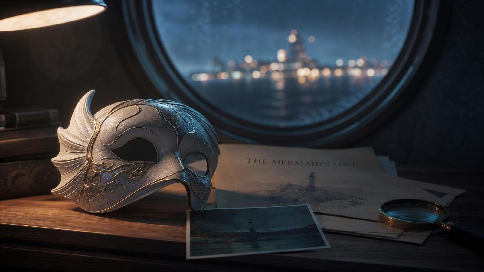 Illustration éditoriale de The Mermaid’s Mask : enquête stylée et mystère sur Switch 2