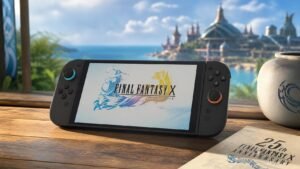 Illustration éditoriale de Final Fantasy X : vidéo des 25 ans avant la sortie Switch 2