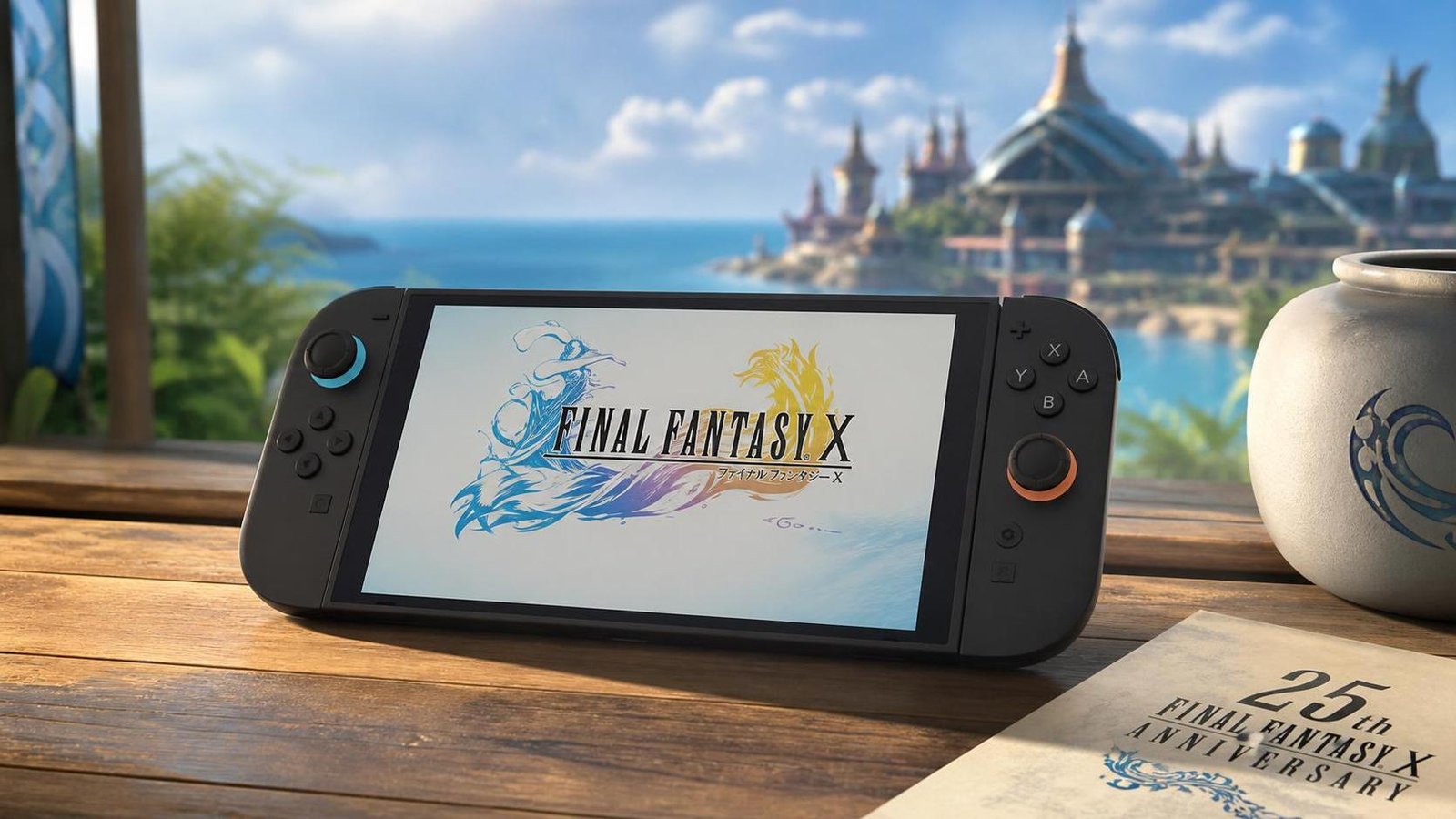 Illustration éditoriale de Final Fantasy X : vidéo des 25 ans avant la sortie Switch 2