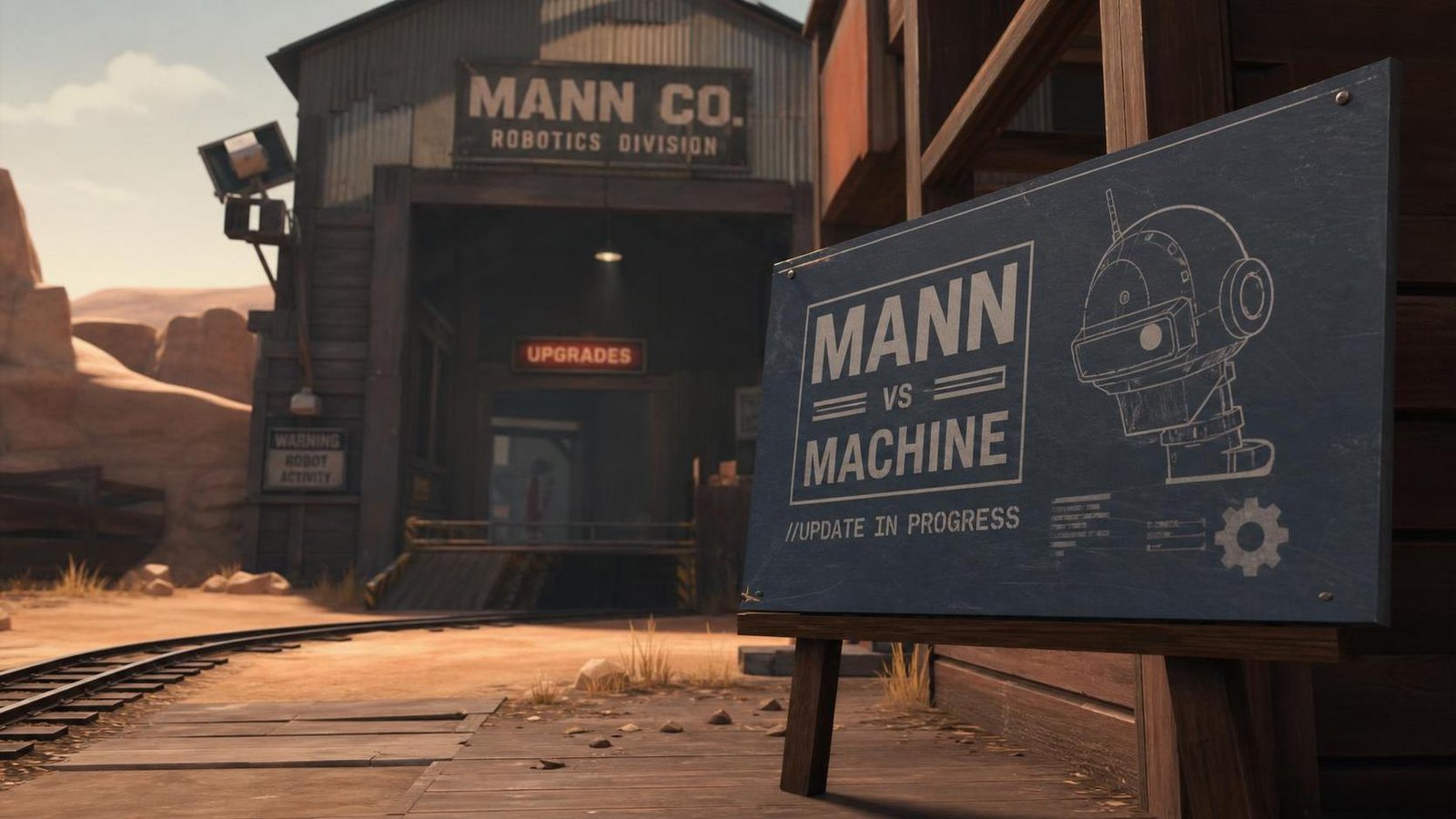 Illustration éditoriale de Team Fortress 2 : Valve assure avancer sur la MAJ MvM