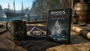 Illustration éditoriale de Assassin’s Creed Black Flag Resynced reste n°1, Star Fox frôle la sortie du top 10 UK
