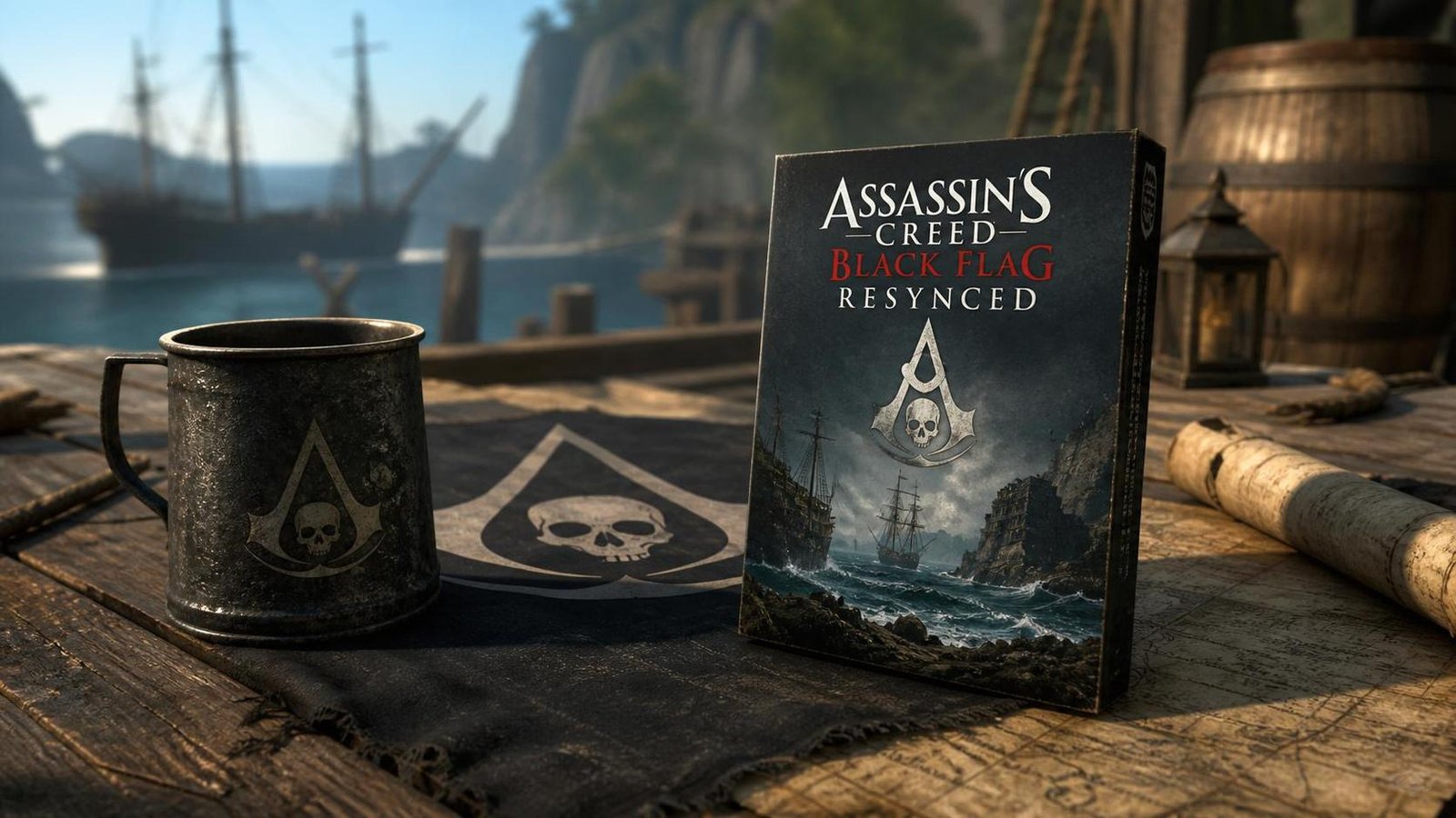 Illustration éditoriale de Assassin’s Creed Black Flag Resynced reste n°1, Star Fox frôle la sortie du top 10 UK