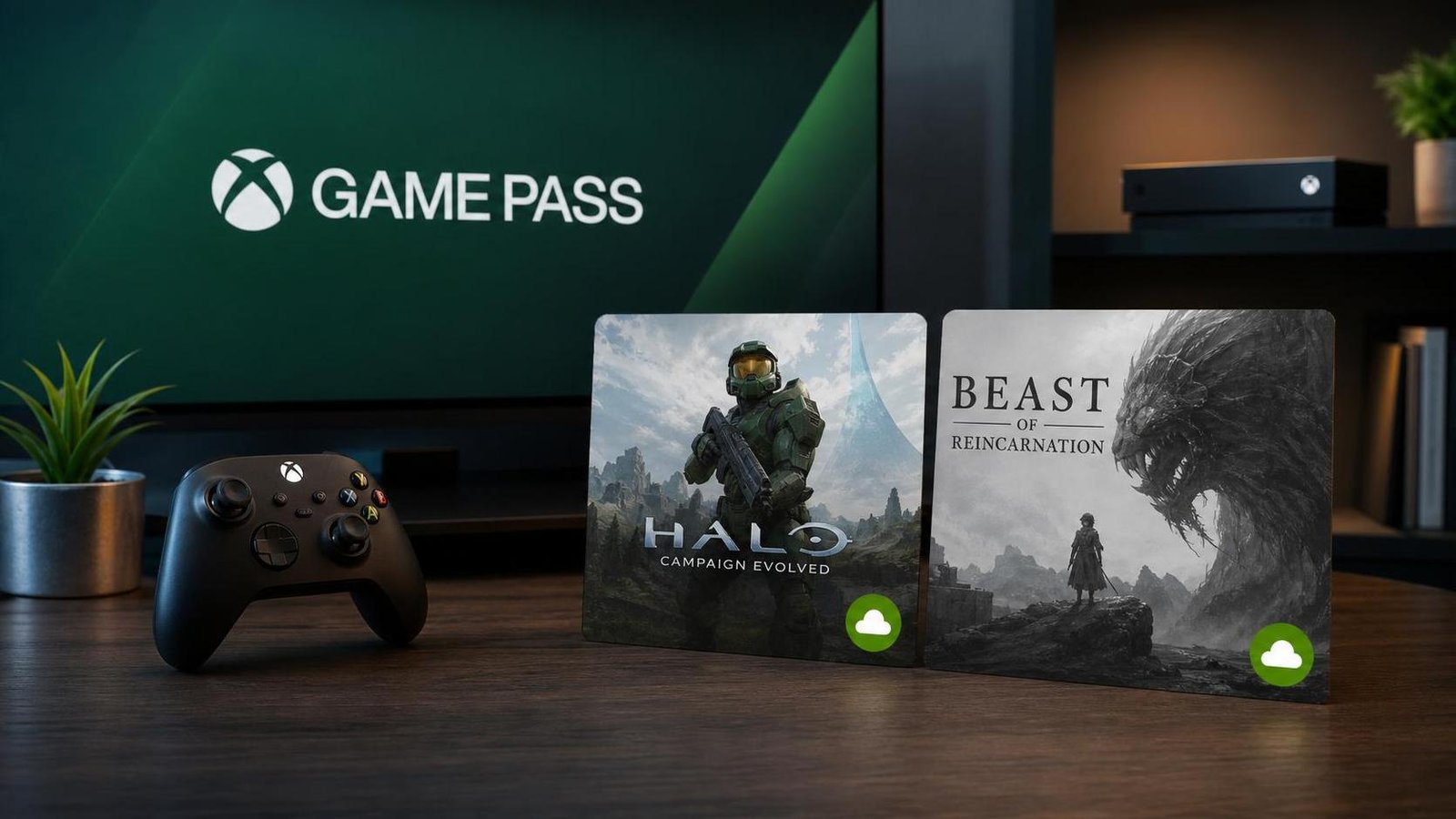 Illustration éditoriale de Halo: Campaign Evolved et Beast of Reincarnation arrivent dans le Xbox Game Pass