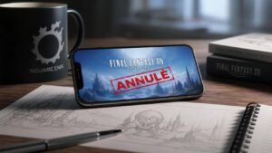 Illustration éditoriale de Final Fantasy 14 : le projet MMO mobile annulé avant sortie