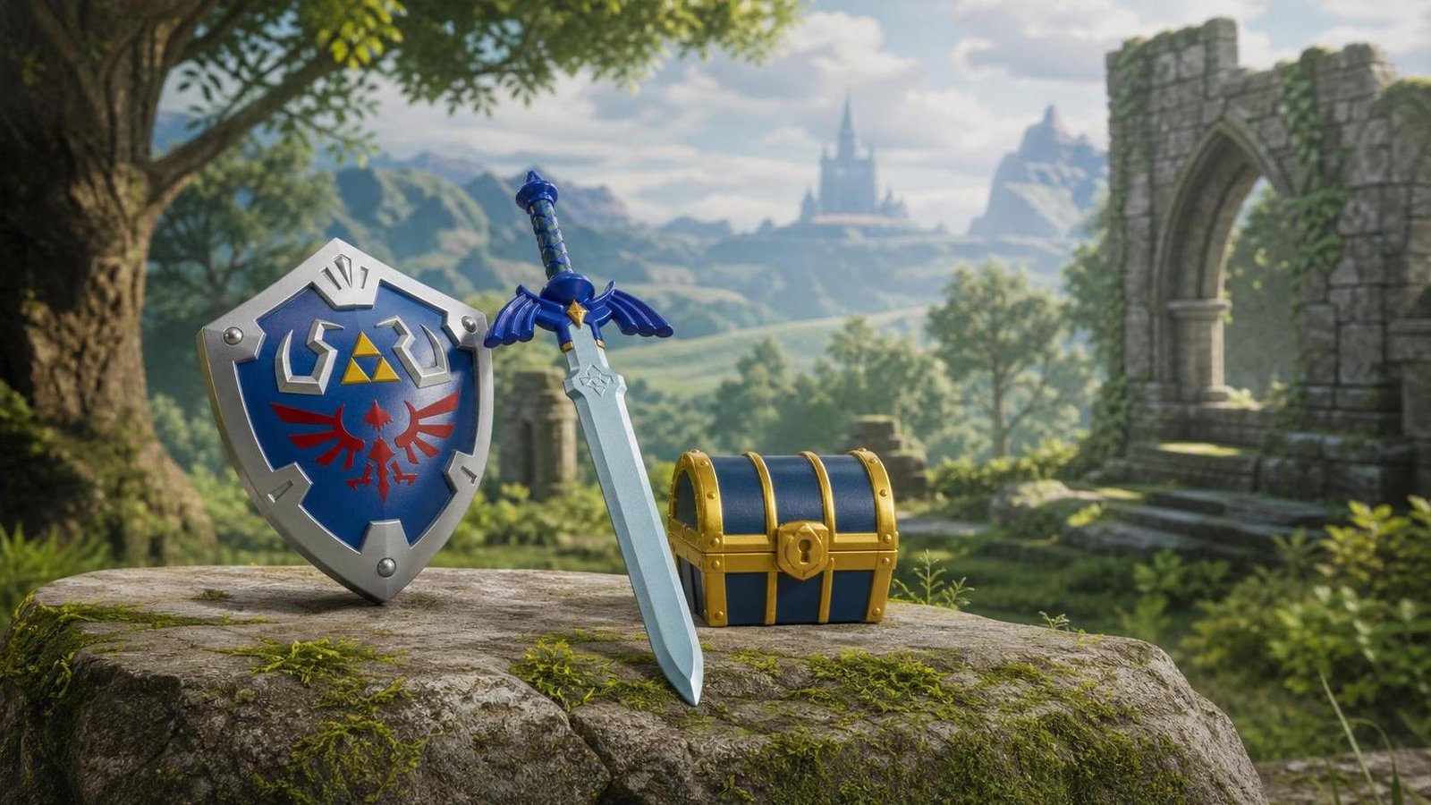 Illustration éditoriale de The Legend of Zelda : Hasbro dévoile sa nouvelle gamme de jouets
