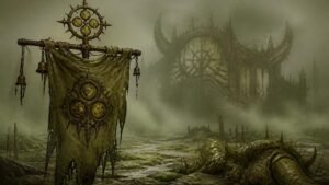 Illustration éditoriale de Warhammer Age of Sigmar : artworks Maggotkin of Nurgle à travers les années