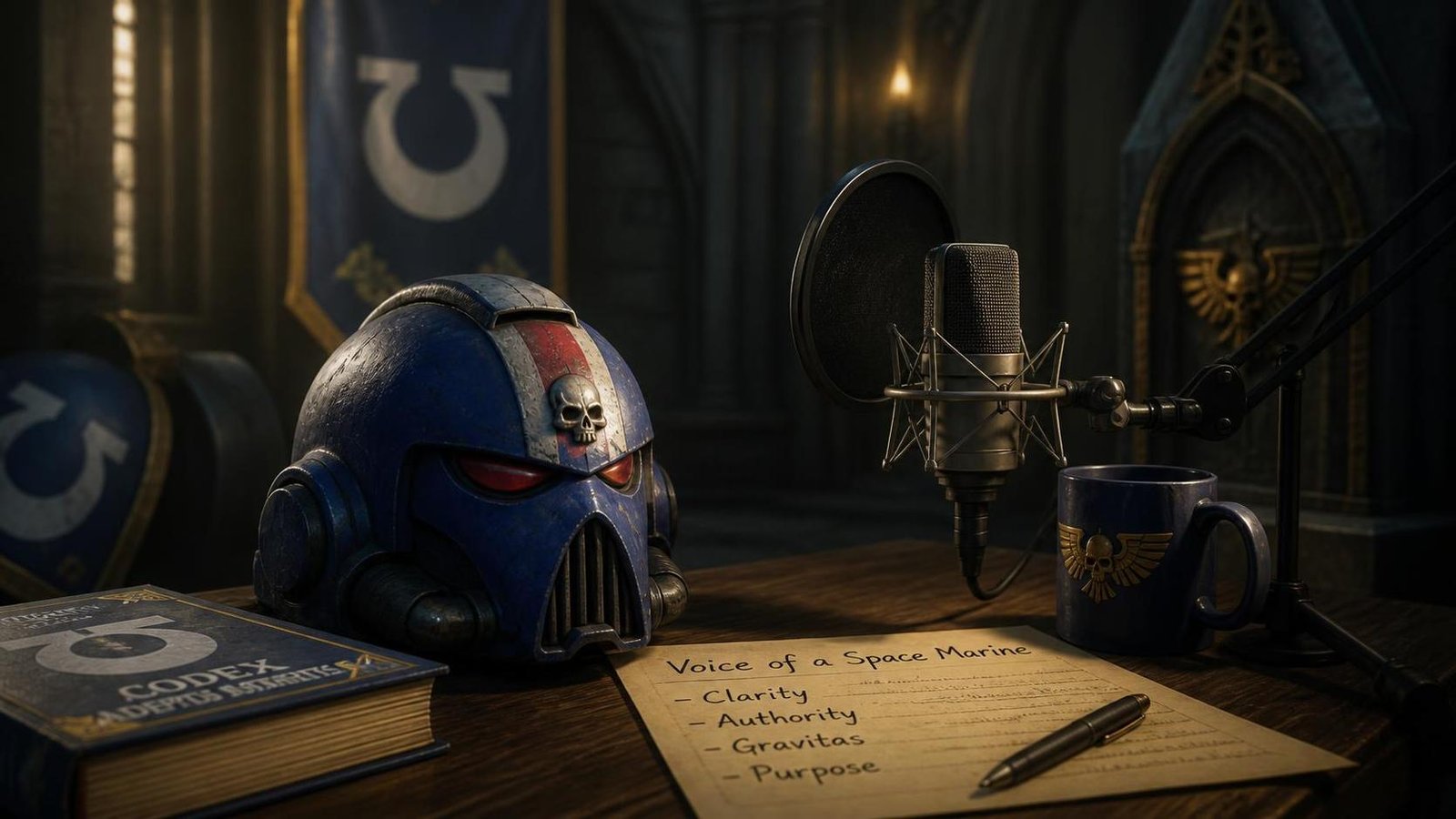 Illustration éditoriale de Warhammer 40,000: conseils de Toby Longworth pour une voix Space Marine