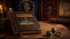 Illustration éditoriale de Dungeons & Dragons confirme un crossover avec World of Warcraft