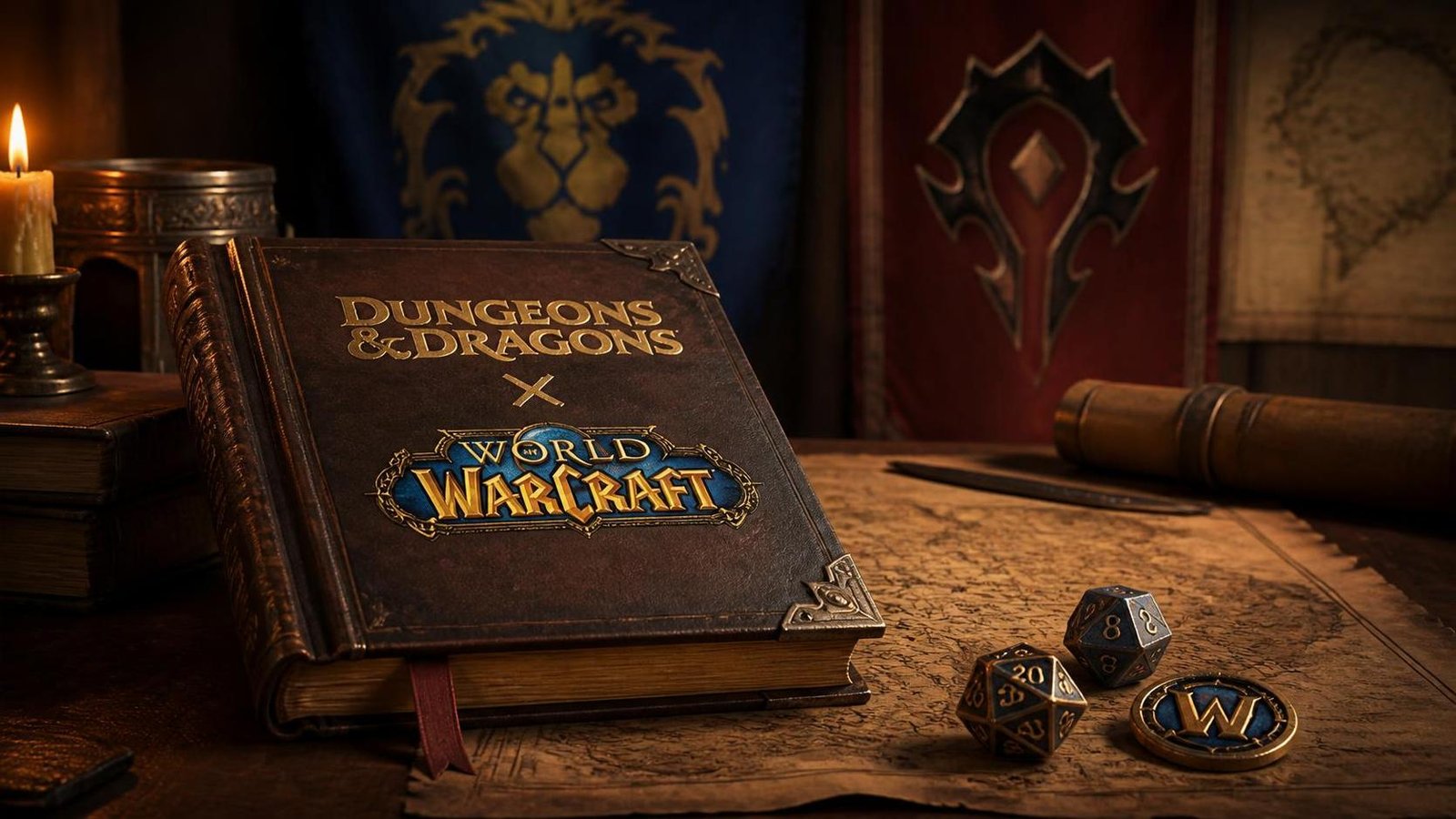Illustration éditoriale de Dungeons & Dragons confirme un crossover avec World of Warcraft