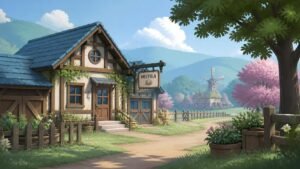Illustration éditoriale de Fields of Mistria séduit par ses personnages et son esthétique anime