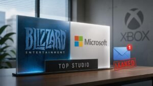 Illustration éditoriale de Blizzard serait devenu le top studio de Microsoft selon un email leaké