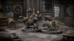 Illustration éditoriale de Necromunda dévoile des Forge Bosses et Sumpkrocs en plastique avec un nouveau supplément de règles