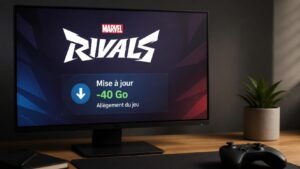 Illustration éditoriale de Marvel Rivals allégé de 40 Go après une mise à jour