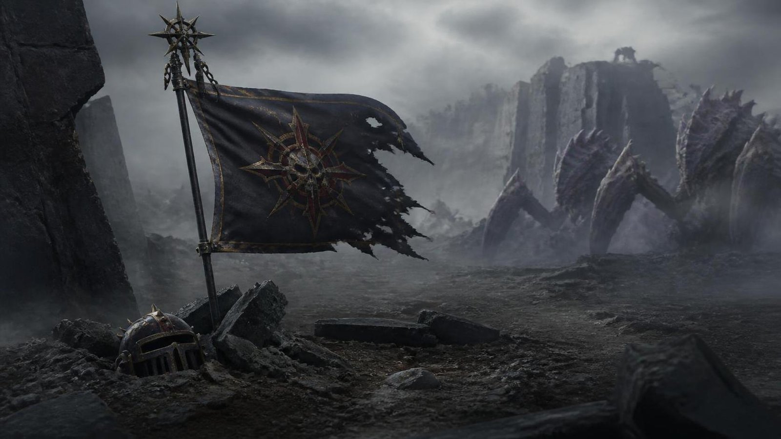 Illustration éditoriale de Warhammer 40,000 : Huron Blackheart affronte les Tyranides