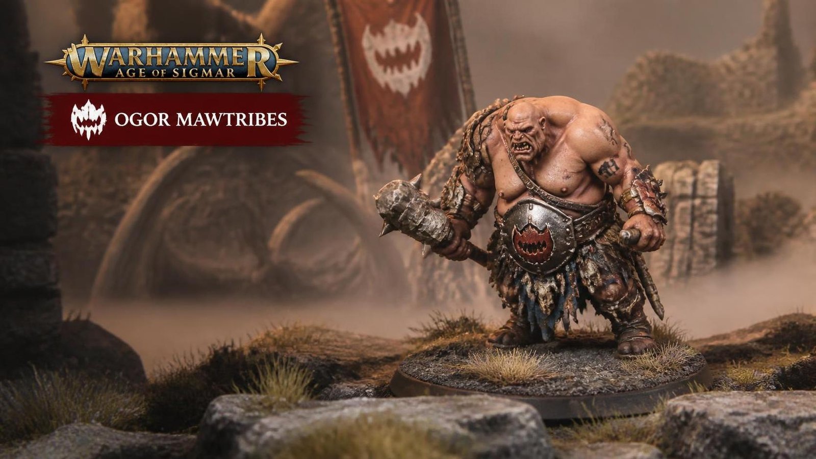 Illustration éditoriale de Warhammer Age of Sigmar : conseils Ogor Mawtribes par AoS Coach