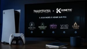 Illustration éditoriale de Phasmophobia et Kinetic Publishing annoncent 5 jeux indés à venir sur PS5