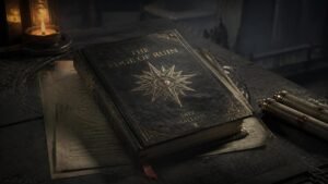 Illustration éditoriale de Pages from the Black Books – The Edge of Ruin : intrigues de l’Hérésie d’Horus