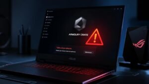 Illustration éditoriale de It’s Time to Update Asus Armoury Crate : faille critique découverte