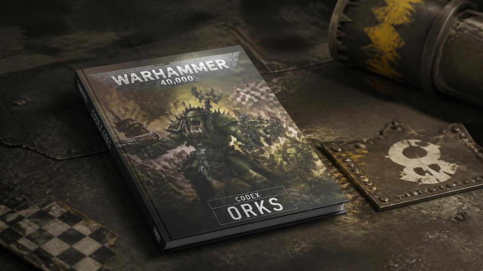 Illustration éditoriale de Warhammer 40,000: New Codex Orks dévoile des règles d’armée