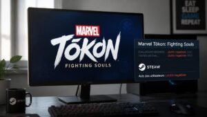 Illustration éditoriale de Marvel Tōkon corrige ses soucis PC, avis Steam inchangés