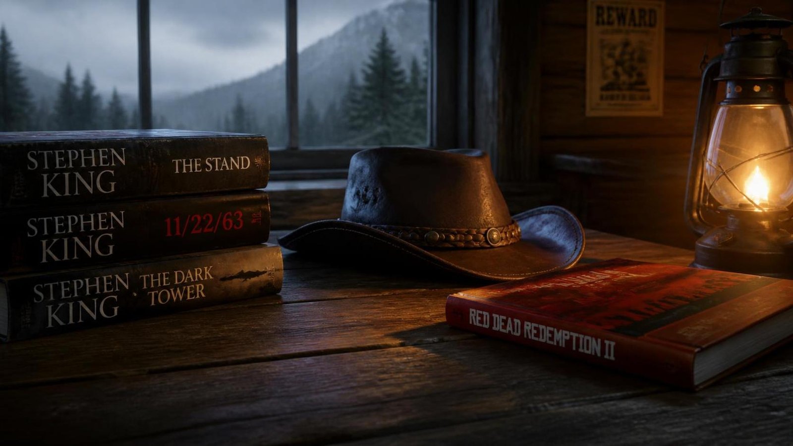 Illustration éditoriale de How Stephen King et Kiefer Sutherland mènent à Red Dead Redemption 2