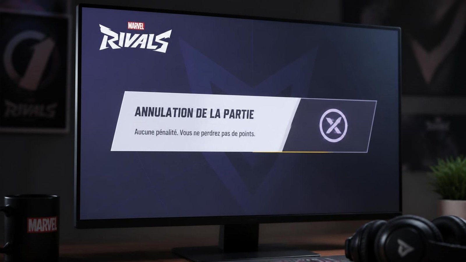 Illustration éditoriale de Marvel Rivals : des joueurs annulent les parties sans perte