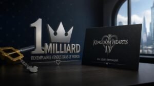 Illustration éditoriale de Kingdom Hearts franchise dépasse le milliard, KH4 en cours
