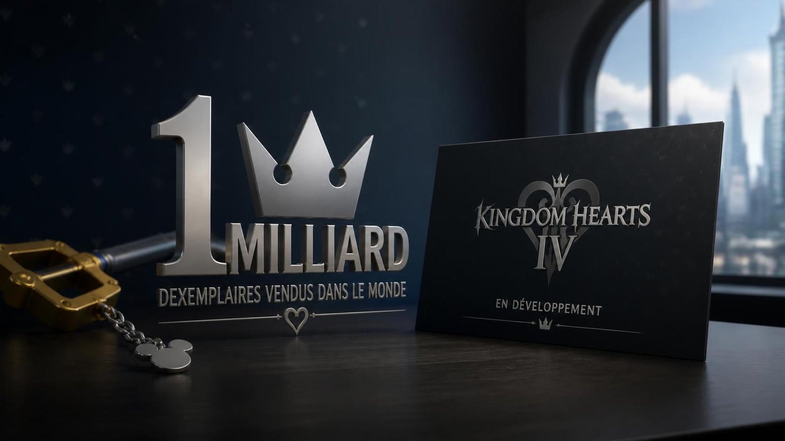 Illustration éditoriale de Kingdom Hearts franchise dépasse le milliard, KH4 en cours