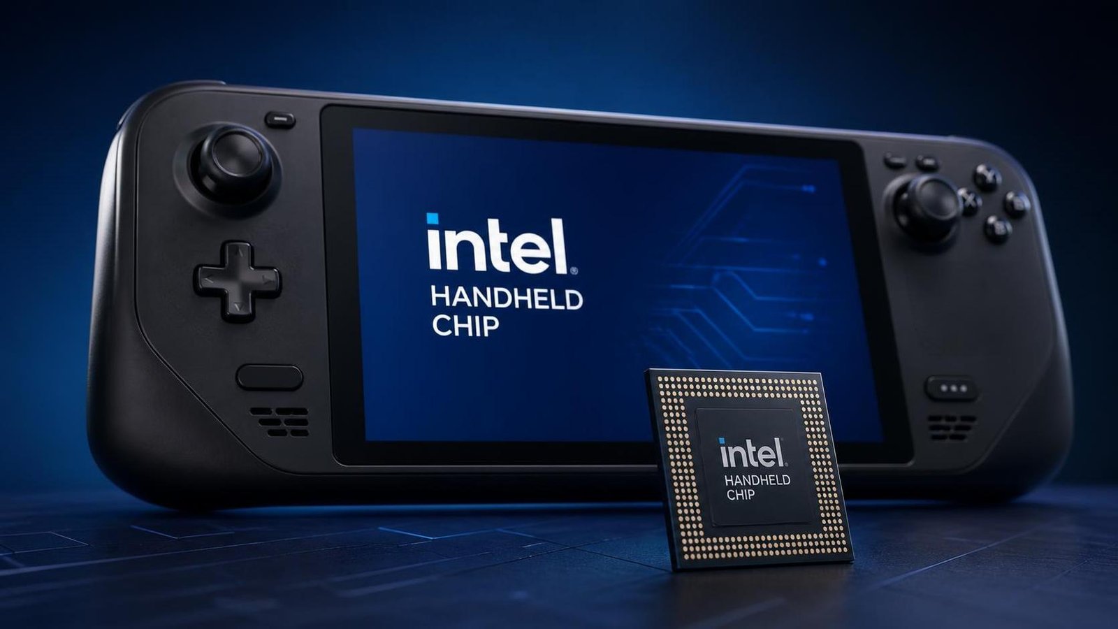 Illustration éditoriale de Intel Handheld Chip: une puce abordable mais assez puissante?